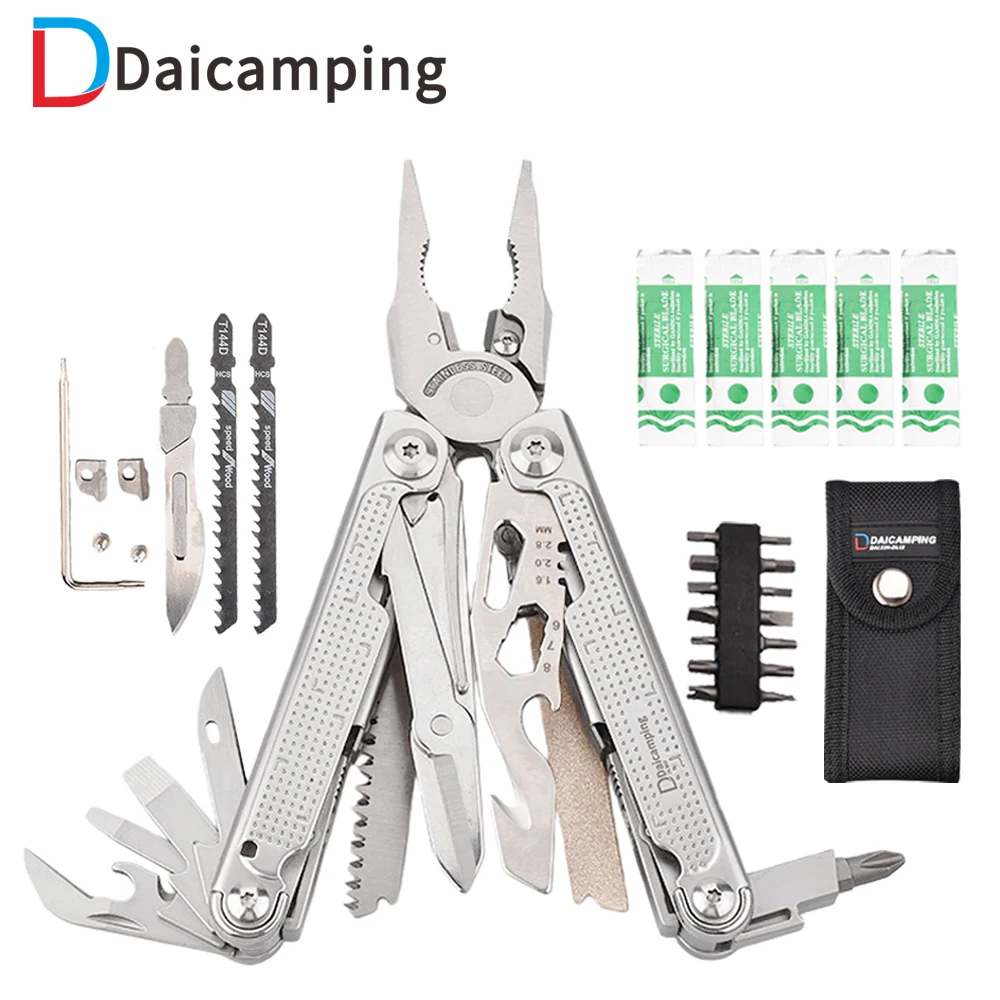 Daicamping DL302 Hand Multi Tool Multi-tool Sets Cutter Foldable Pliers Multifunctional EDC Tools Folding Multitools
Daicamping DL302 Hand Multi Tool Multi-tool Sets Cutter Foldable Pliers Multifunctional EDC Tools Folding Multitools