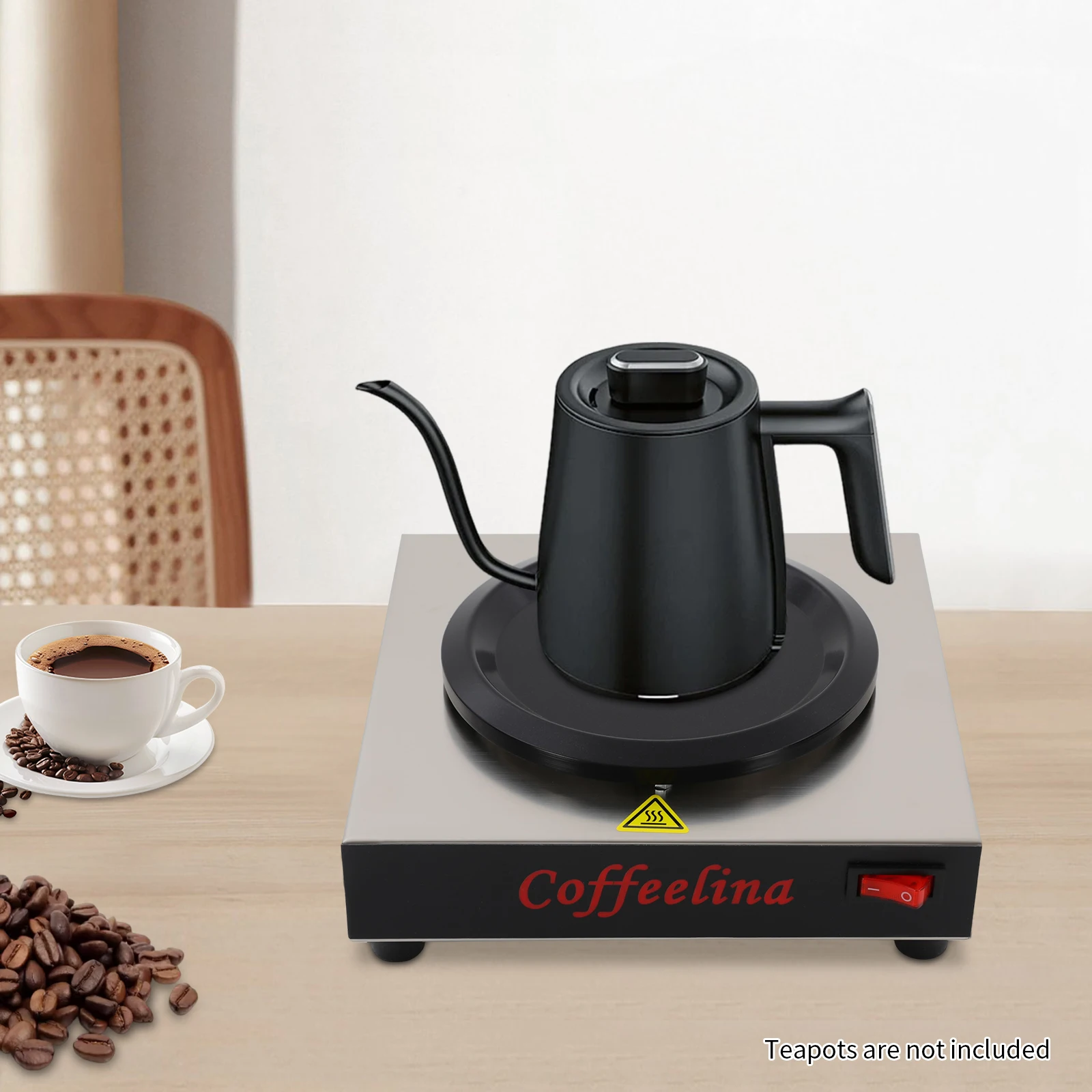 Commercial Coffee Warmer Single Burner Decanter Warmer Plate, Stainless Steel Portable Warmer, For Cafe, Break Room, Buffet
Commercial Coffee Warmer Single Burner Decanter Warmer Plate, Stainless Steel Portable Warmer, For Cafe, Break Room, Buffet