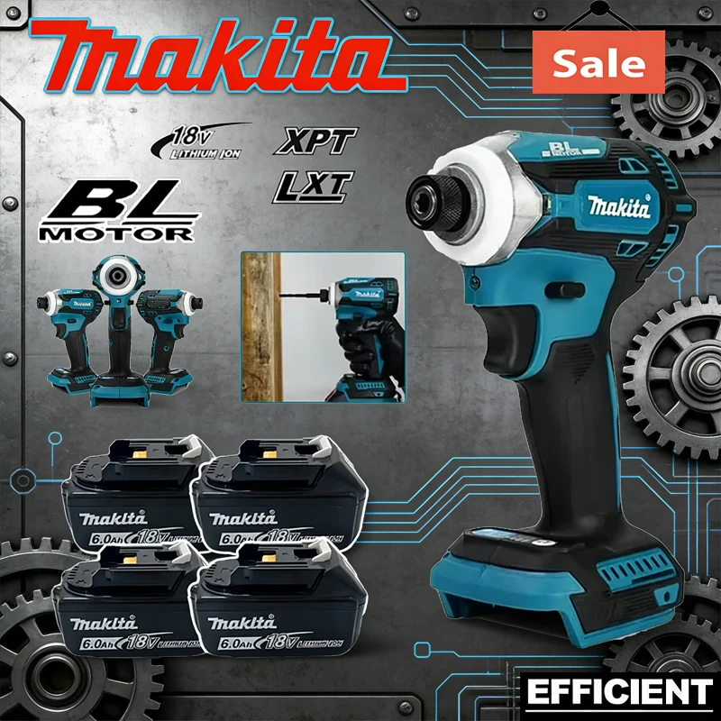Makita DTD171 Brushless Impact Driver Rechargeable Screwdriver Drills Cordless Power Tools 18V BL Motor Bare Tool Unit
Makita DTD171 Brushless Impact Driver Rechargeable Screwdriver Drills Cordless Power Tools 18V BL Motor Bare Tool Unit