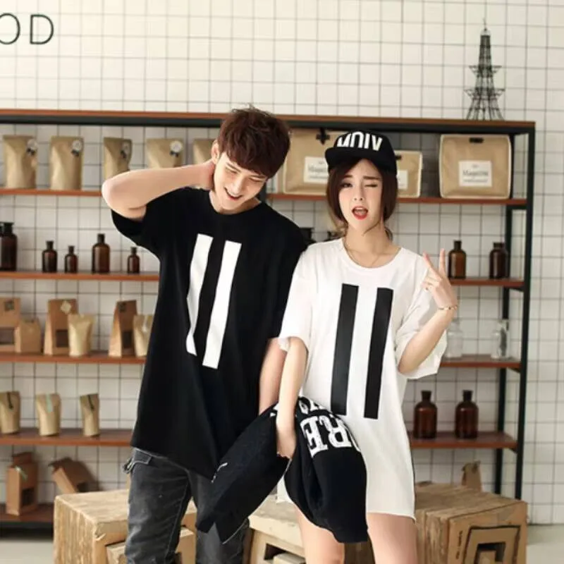 Summer T-Shirt Same Large Couple Men's Short Sleeve Loose Medium Length Student T-Shirt With A Zipper Pattern On The Back
Summer T-Shirt Same Large Couple Men's Short Sleeve Loose Medium Length Student T-Shirt With A Zipper Pattern On The Back