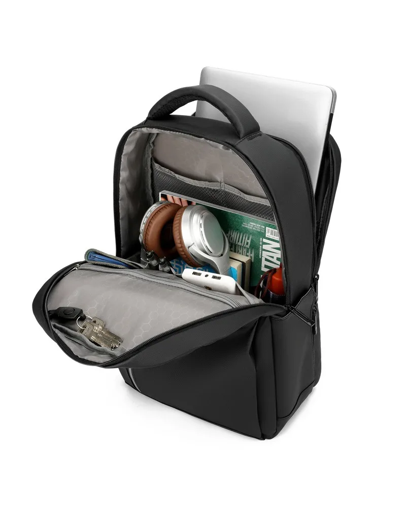 Multi Compartment Unisex Backpack For Business Commute And Outdoor Use
Multi Compartment Unisex Backpack For Business Commute And Outdoor Use