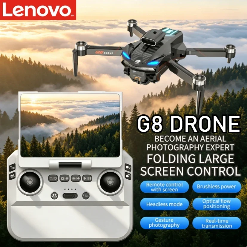 Lenovo G8 4.3 Inch Screen RC Drone Brushless Obstacle Avoidance Foldable Aerial Quadcopter Colorful Light ESC Servo
Lenovo G8 4.3 Inch Screen RC Drone Brushless Obstacle Avoidance Foldable Aerial Quadcopter Colorful Light ESC Servo