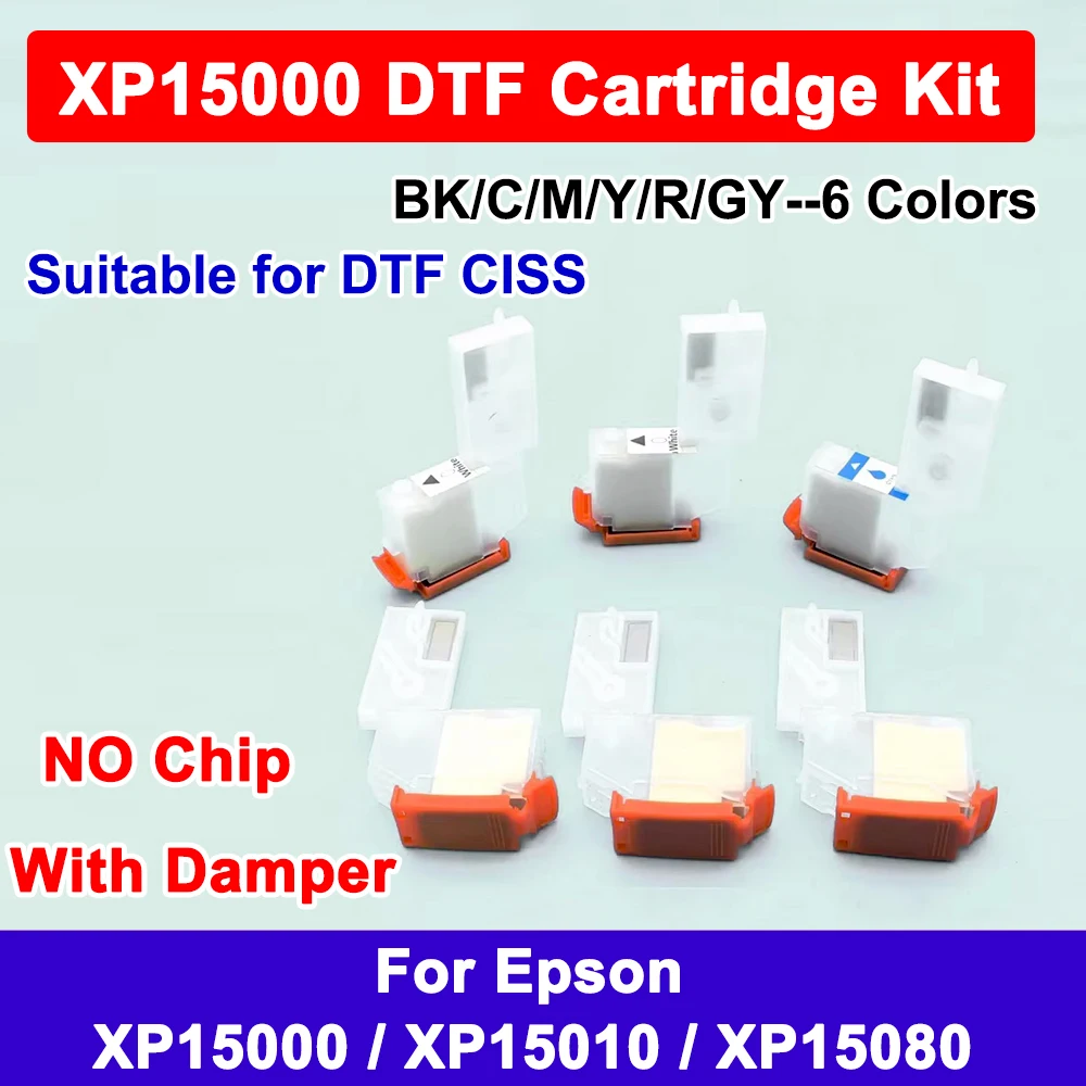 XP15000 DTF Cartridge Damper NO Chip For Epson XP-15000 XP-15010 XP-15080 Direct Transfer Film CISS Modifed Ink Supply Filter
XP15000 DTF Cartridge Damper NO Chip For Epson XP-15000 XP-15010 XP-15080 Direct Transfer Film CISS Modifed Ink Supply Filter