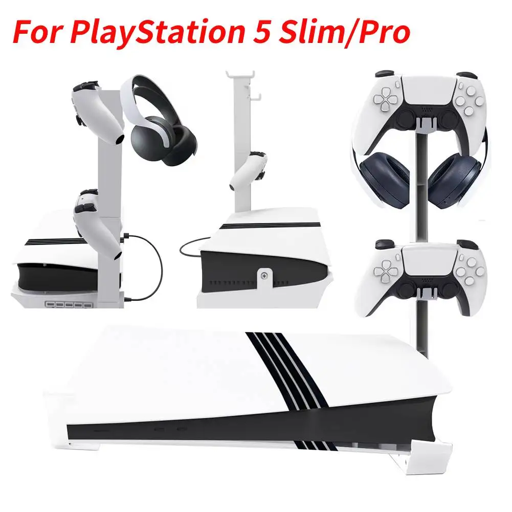 Horizontal Stand for PS5 Slim/Pro Controller Charger Base Holder 5-Port USB Ports Stand Holder for PS5 Slim/Pro Accessories
Horizontal Stand for PS5 Slim/Pro Controller Charger Base Holder 5-Port USB Ports Stand Holder for PS5 Slim/Pro Accessories