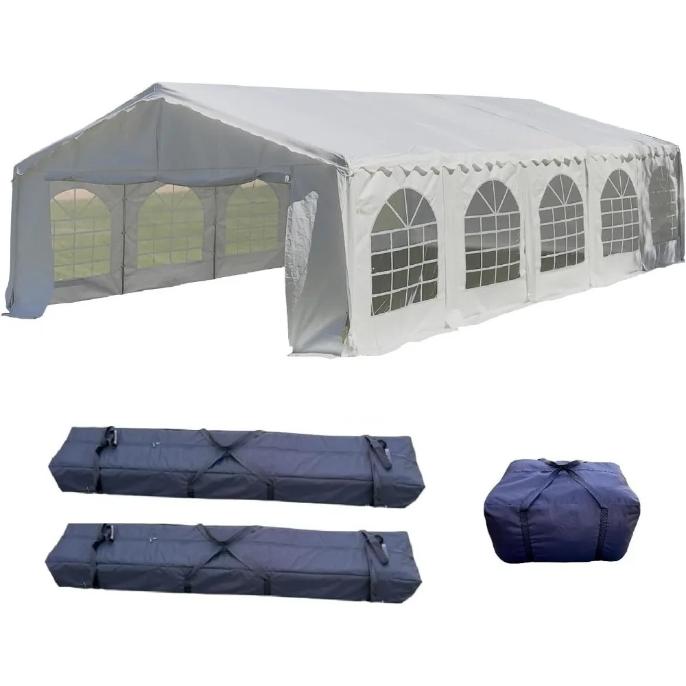 32'x16' Budget PE Party Tent - B Model, Free (2) Long Bags + (1) Short Bag, Tents for Commercial Canopy Wedding Event Tents
32'x16' Budget PE Party Tent - B Model, Free (2) Long Bags + (1) Short Bag, Tents for Commercial Canopy Wedding Event Tents
