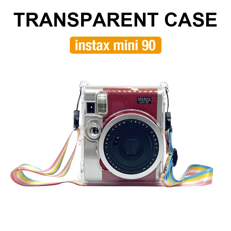 Instax Mini 90 Transparent Case Crystal Case Camera Protective Case with Strap CAA08
Instax Mini 90 Transparent Case Crystal Case Camera Protective Case with Strap CAA08