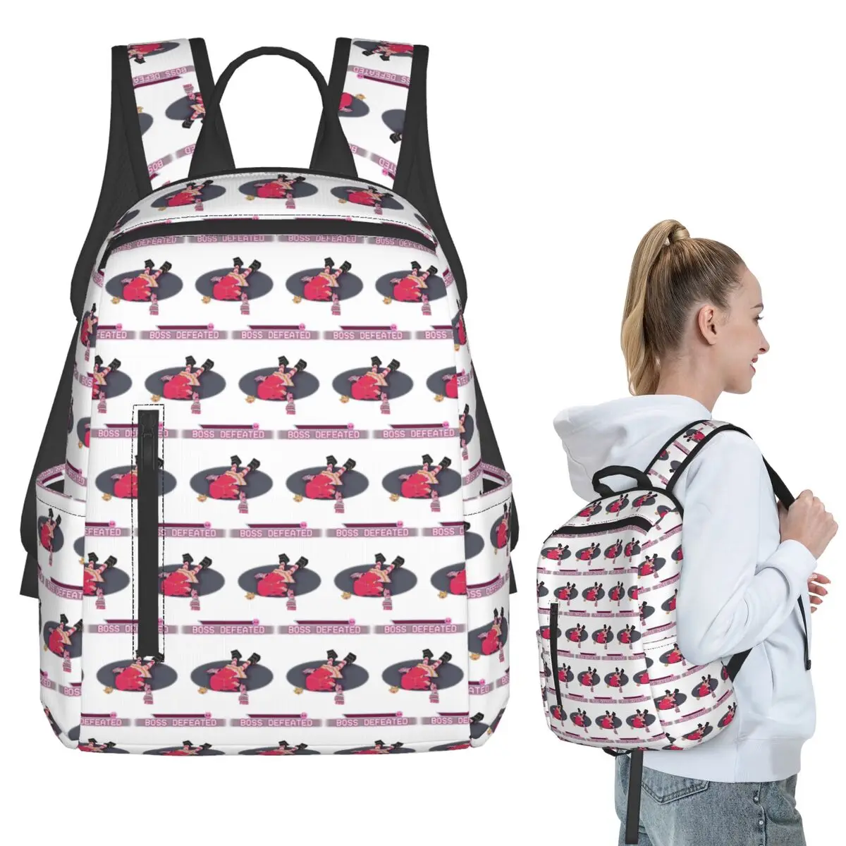 BOSS DEFEATED Backpack Student BookBag Children School Bag Laptop Shoulder Bags Men Women
BOSS DEFEATED Backpack Student BookBag Children School Bag Laptop Shoulder Bags Men Women