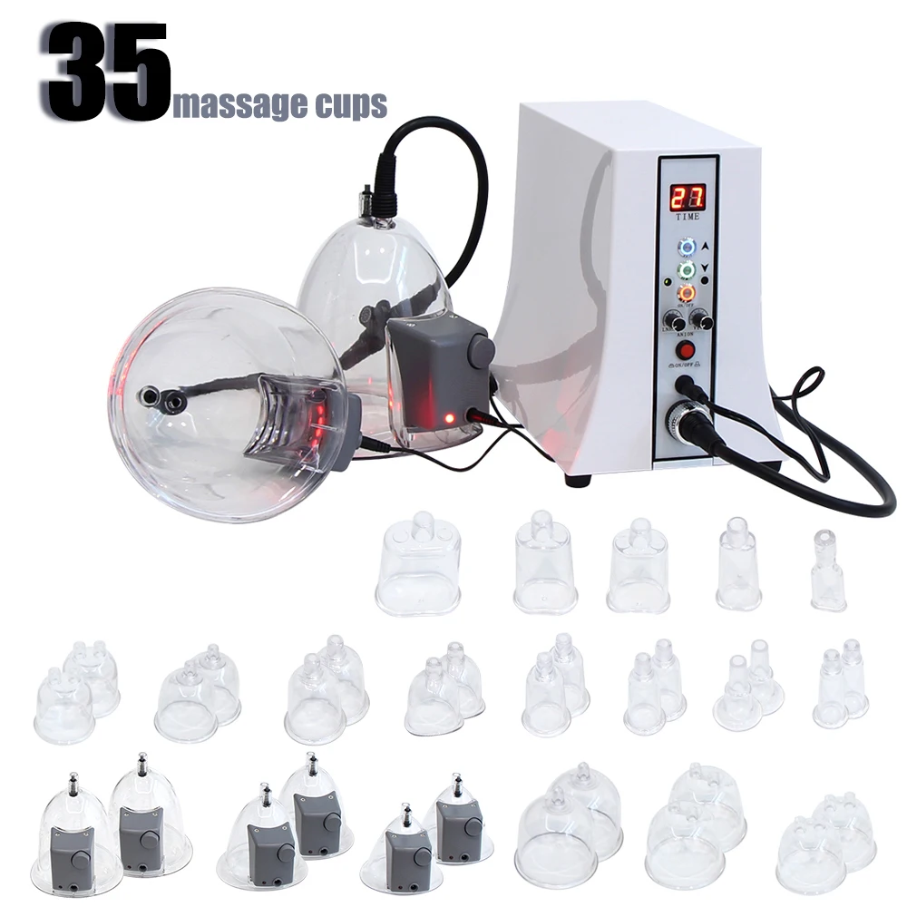 New Vacuum Therapy Machine With 35 Cups Butt Lifting Buttocks And Breast Enlargement Pumps Therapy Cupping Massager SalonMachine
New Vacuum Therapy Machine With 35 Cups Butt Lifting Buttocks And Breast Enlargement Pumps Therapy Cupping Massager SalonMachine