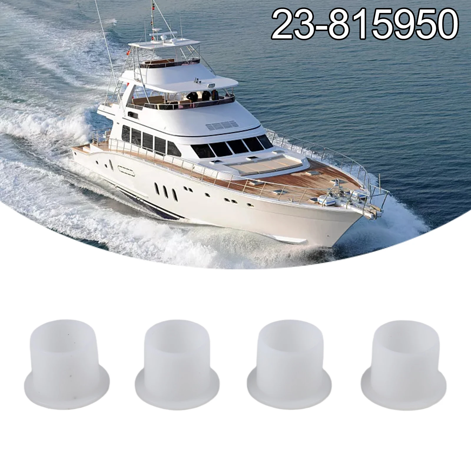 4 шт. нейлоновые втулки для цилиндров Mercruiser Alpha One Gen II 23815950, совместимые с узлами Power Trim
4 шт. нейлоновые втулки для цилиндров Mercruiser Alpha One Gen II 23815950, совместимые с узлами Power Trim