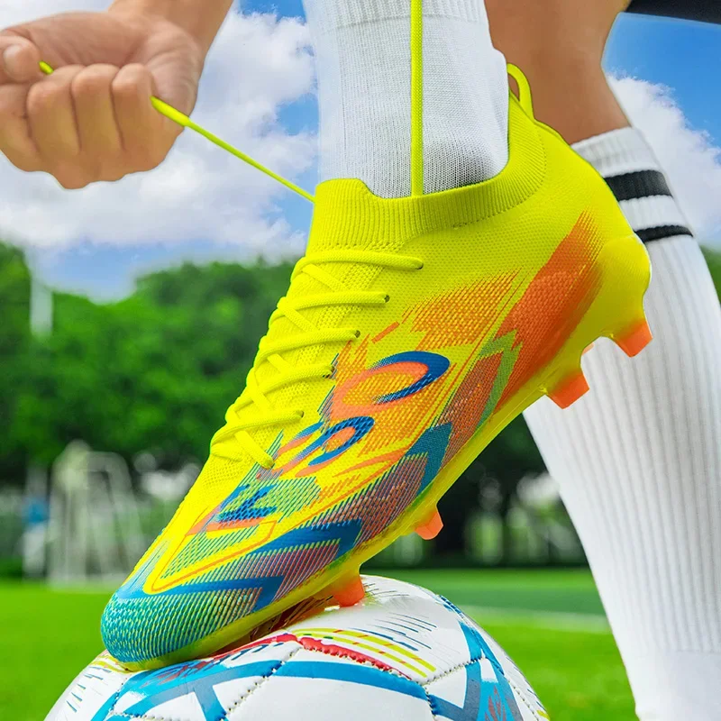 New Men Football Boots Sport Soccer Shoes Unisex Ultralight Outdoor Match Adult Cleats Grass Comfortable Non-Slip High-quality
New Men Football Boots Sport Soccer Shoes Unisex Ultralight Outdoor Match Adult Cleats Grass Comfortable Non-Slip High-quality