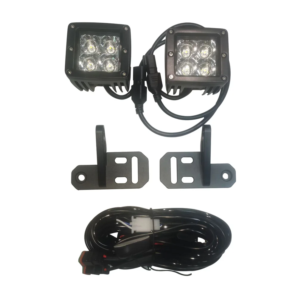 LED Work Lights 20W 2PCs& A Pillar Brackets Holder with LED Wire Harness for J eep Wrangler JL 2018+
LED Work Lights 20W 2PCs& A Pillar Brackets Holder with LED Wire Harness for J eep Wrangler JL 2018+