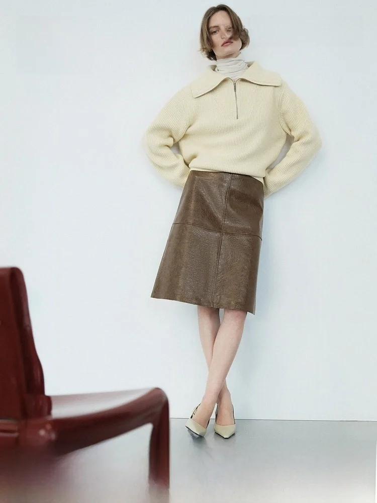High Waist A-Line Skirt Women's Summer Coat H&M 1322804 Casual Style Polyester Fiber Fit Version Spring Ladies Skirt
High Waist A-Line Skirt Women's Summer Coat H&M 1322804 Casual Style Polyester Fiber Fit Version Spring Ladies Skirt
