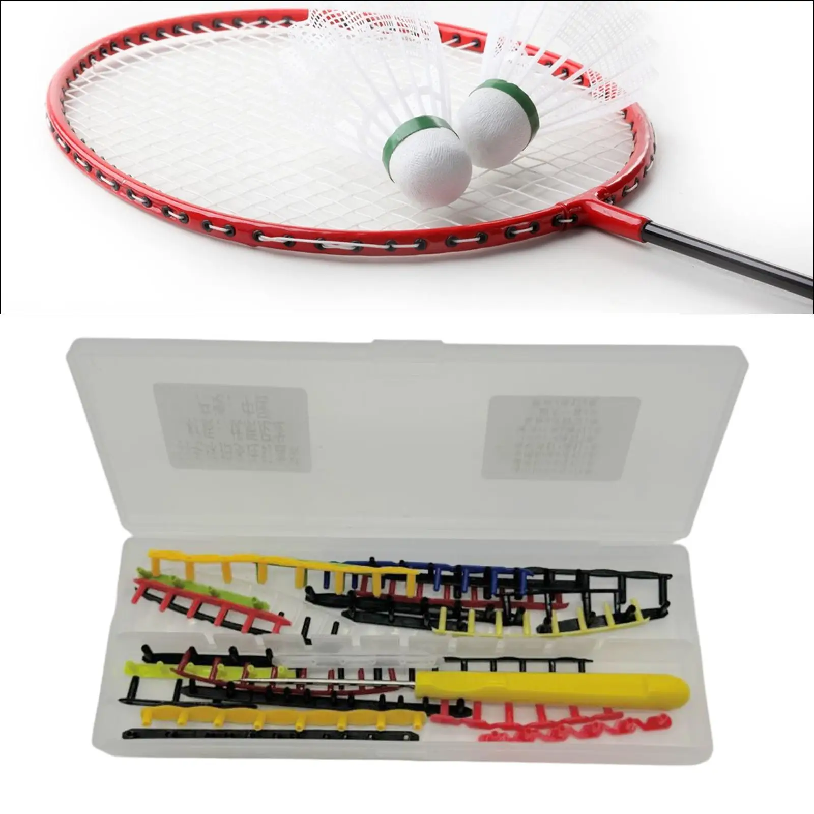 Универсальные нейлоновые протекторы для струн для ремонта бадминтонных ракеток, аксессуар для бадминтона, с прямым шпательем для натяжки струн
Универсальные нейлоновые протекторы для струн для ремонта бадминтонных ракеток, аксессуар для бадминтона, с прямым шпательем для натяжки струн