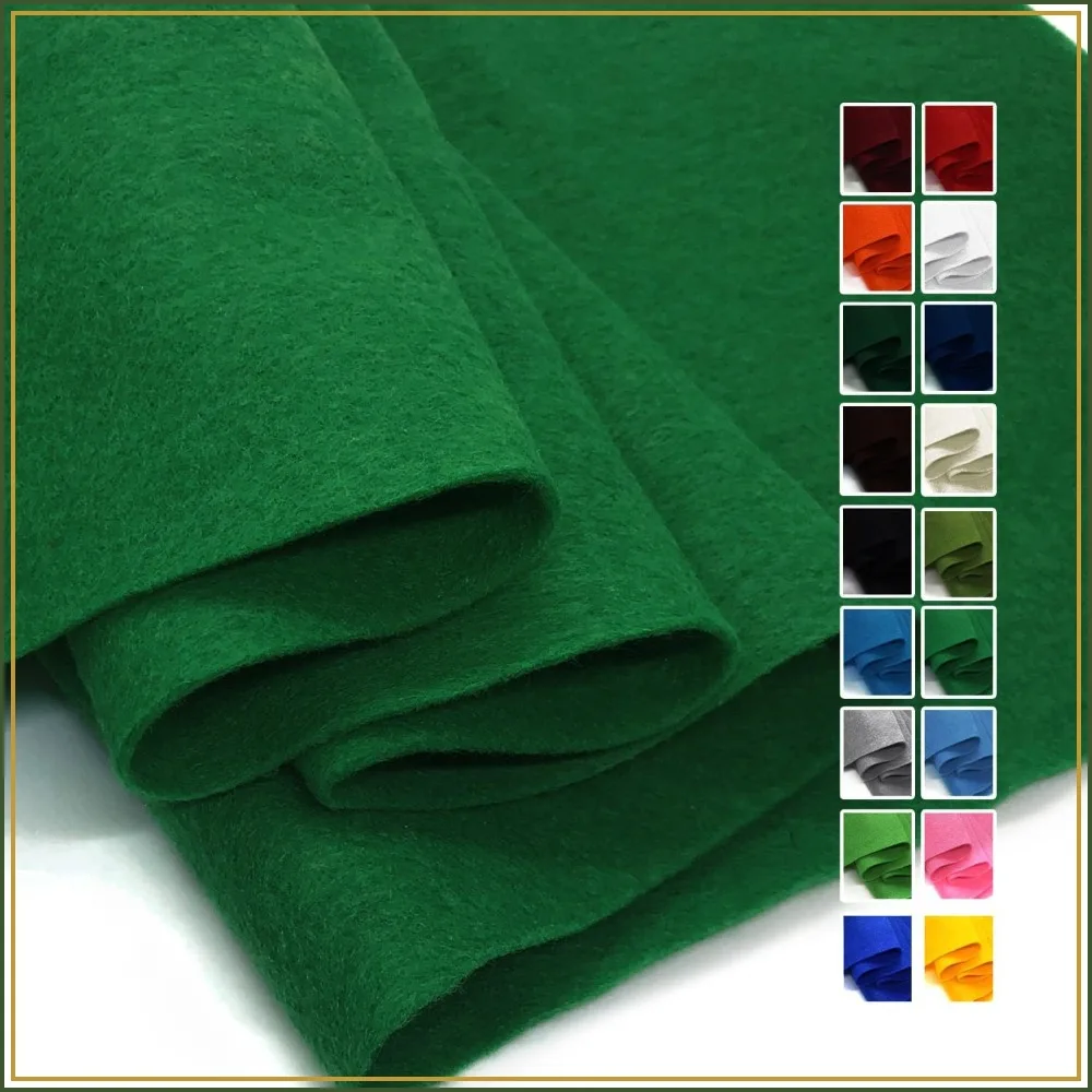 1.6mm Thick Felt Fabric 36x36 inch, Soft Durable Nonwoven Sheet for Sewing DIY Art Craft Projects
1.6mm Thick Felt Fabric 36x36 inch, Soft Durable Nonwoven Sheet for Sewing DIY Art Craft Projects