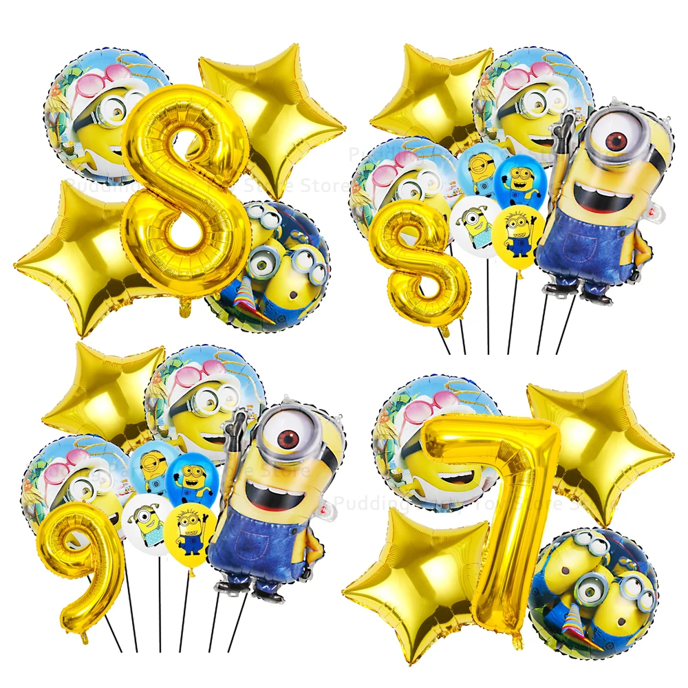 Foil Ballon Minions Anime Firt 1 Year Old 1-9th Number Foil Ballon Girl Boy Favor DIY Party Supplies Wedding Festivel Decoration
Foil Ballon Minions Anime Firt 1 Year Old 1-9th Number Foil Ballon Girl Boy Favor DIY Party Supplies Wedding Festivel Decoration