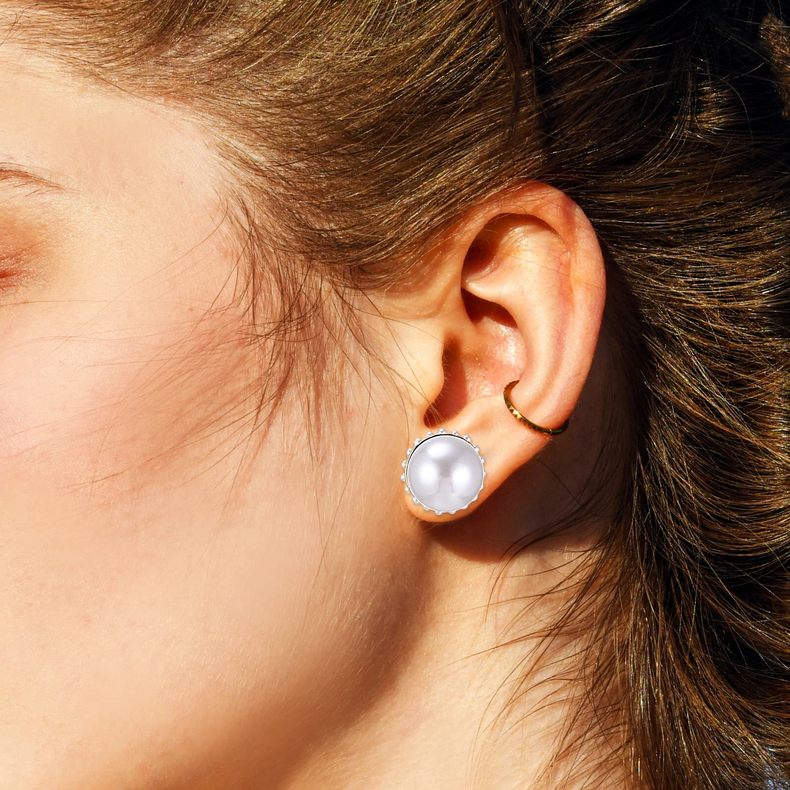 Pearl Flower Earrings Double Sided Studs Front Back Design Ball Pearl Jewelry For Women Lightweight Comfortable Wedding
Pearl Flower Earrings Double Sided Studs Front Back Design Ball Pearl Jewelry For Women Lightweight Comfortable Wedding