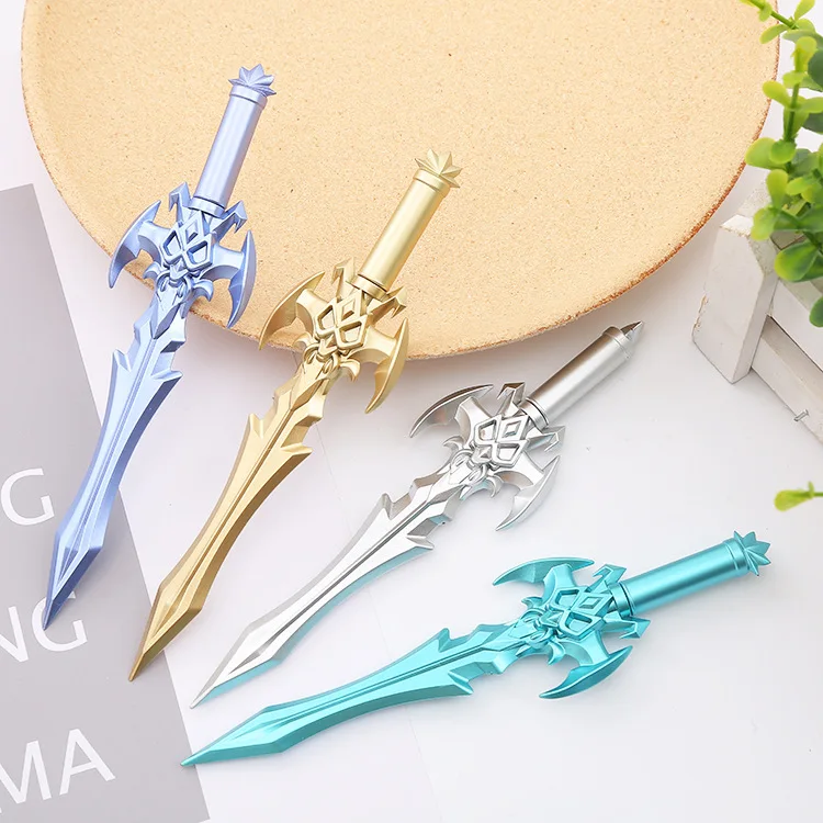 50PCS Antique Sword Styling Gender-neutral Pen, Animation Martial Arts Weapon Styling Student Water-based Pen, Personalized Stud
50PCS Antique Sword Styling Gender-neutral Pen, Animation Martial Arts Weapon Styling Student Water-based Pen, Personalized Stud