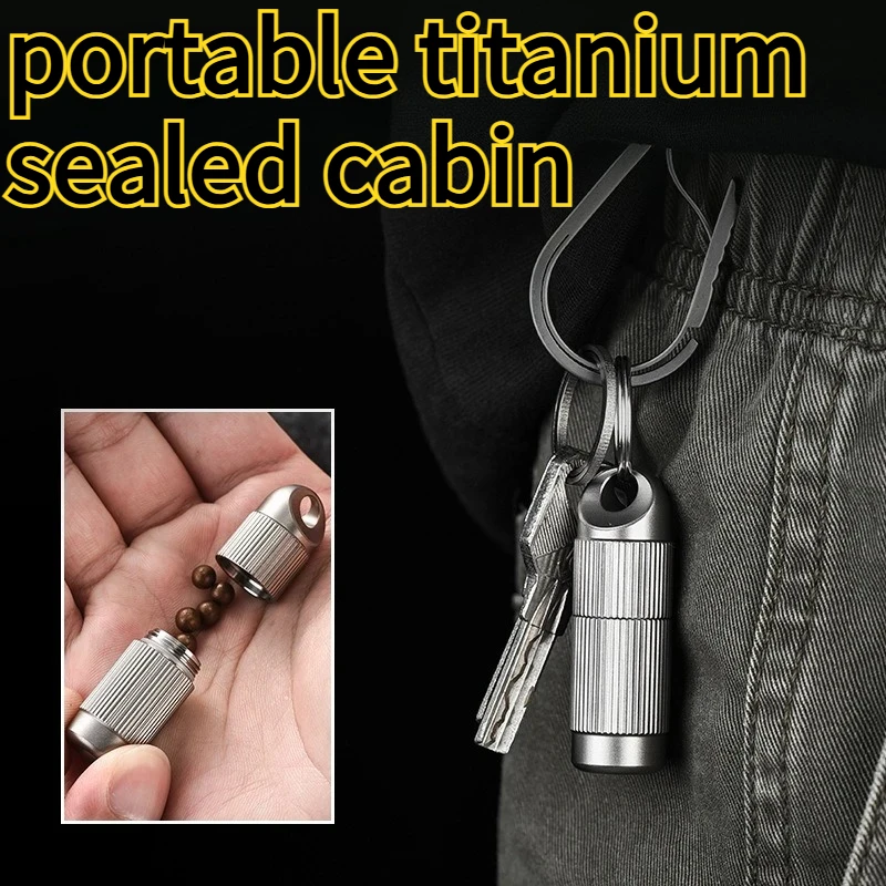 NEW Multifunctional Portable Titanium Sealed Cabin Exploration Camping Lighter Storage Box Outdoor EDC Tool
NEW Multifunctional Portable Titanium Sealed Cabin Exploration Camping Lighter Storage Box Outdoor EDC Tool