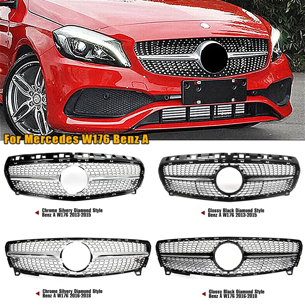 Автомобильная решетка, бриллиантовая решетка для Mercedes W176 Benz A A200 A180 2013-2018 GT
Автомобильная решетка, бриллиантовая решетка для Mercedes W176 Benz A A200 A180 2013-2018 GT