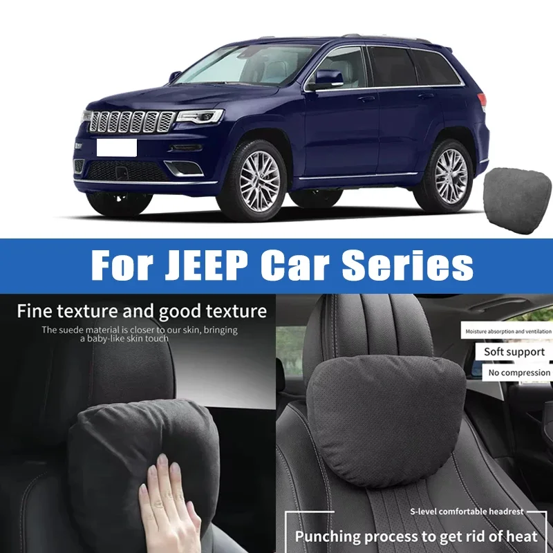 Top Quality Car Headrest Neck Support Seat Soft Neck Pillow Breathable For JEEP Wrangler GrandCherokee Compass Renegade Cherokee
Top Quality Car Headrest Neck Support Seat Soft Neck Pillow Breathable For JEEP Wrangler GrandCherokee Compass Renegade Cherokee