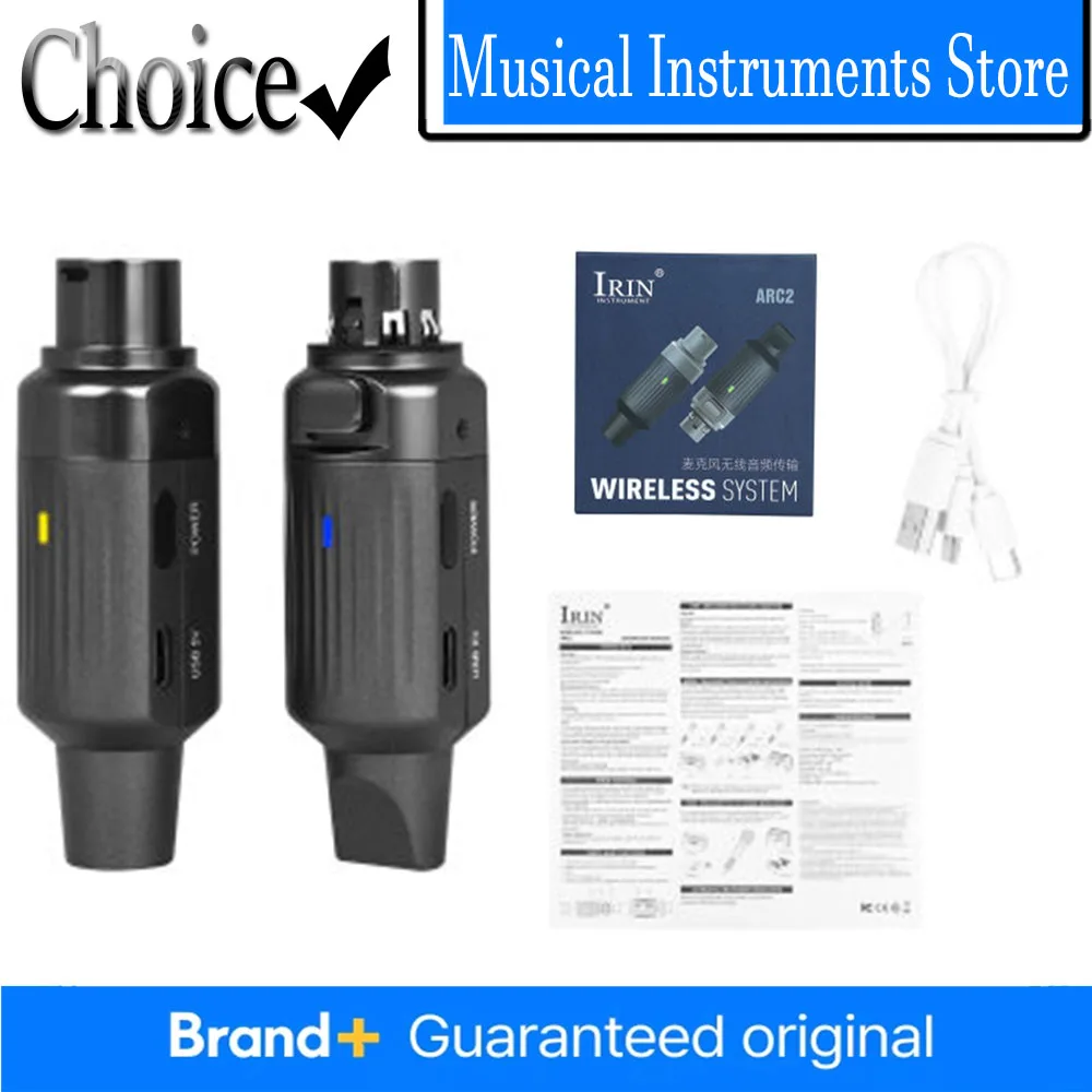 IRIN Wireless Microphone System ARC2 UHF Multi-Channel Transceiver 1-to-Many Uncompressed Audio Transmission 5.5-Hour Battery
IRIN Wireless Microphone System ARC2 UHF Multi-Channel Transceiver 1-to-Many Uncompressed Audio Transmission 5.5-Hour Battery