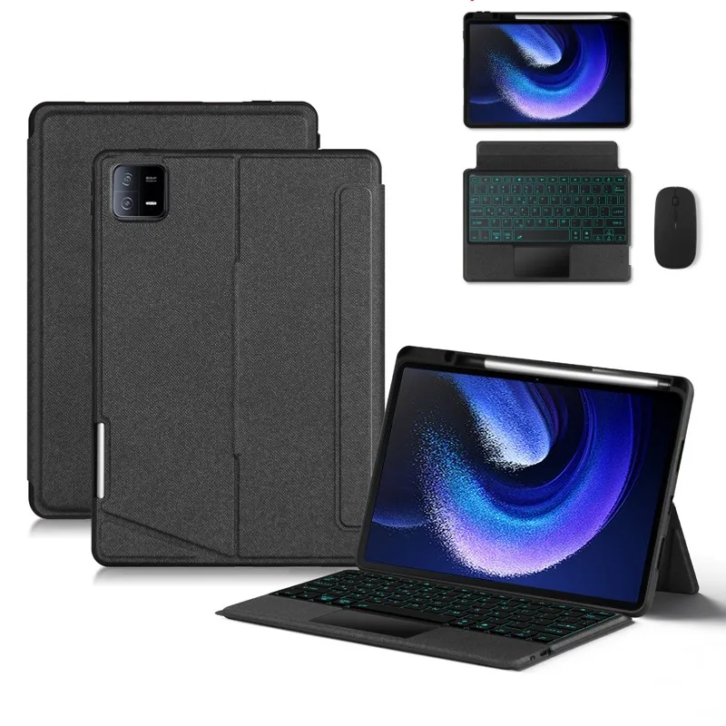 Чехол с сенсорной клавиатурой с подсветкой для XiaoMi Pad 6 Pro MiPad 6 MiPad6 mi pad 6 2023, чехол из искусственной кожи с разделением магнитов
Чехол с сенсорной клавиатурой с подсветкой для XiaoMi Pad 6 Pro MiPad 6 MiPad6 mi pad 6 2023, чехол из искусственной кожи с разделением магнитов