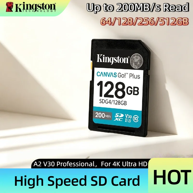 Original Kingston A2 V30 SDXC Memory Card 1TB 512GB 256GB 128GB 64GB High Speed Max 200MB/s 4K Video Camera Card Storage Pro
Original Kingston A2 V30 SDXC Memory Card 1TB 512GB 256GB 128GB 64GB High Speed Max 200MB/s 4K Video Camera Card Storage Pro