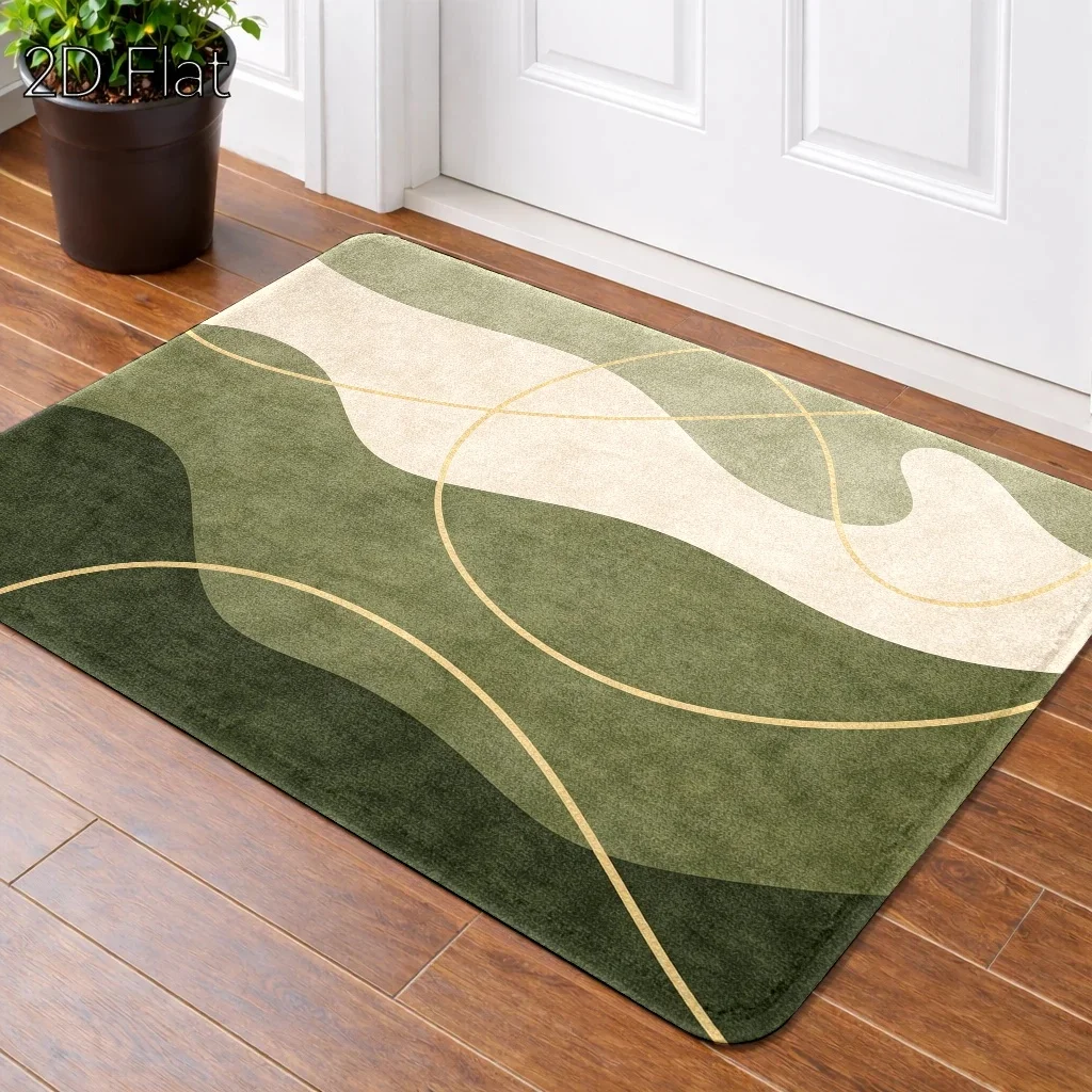 2D Flat Modern Abstract Green Rug Machine Washable Non Slip Floor Mat for Living Room Bedroom Kitchen Entrance Decor
2D Flat Modern Abstract Green Rug Machine Washable Non Slip Floor Mat for Living Room Bedroom Kitchen Entrance Decor