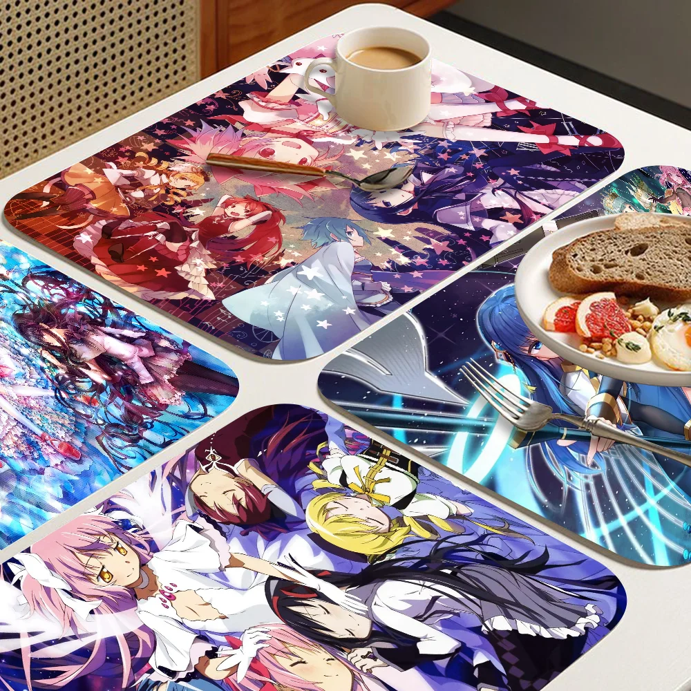 MAGICAL GIRL MADOKA Super Absorbent Coffee Mat Dish Draining Mat Large Kitchen Drying Mat Quick Dry Bathroom Drain Pad Kitchen
MAGICAL GIRL MADOKA Super Absorbent Coffee Mat Dish Draining Mat Large Kitchen Drying Mat Quick Dry Bathroom Drain Pad Kitchen