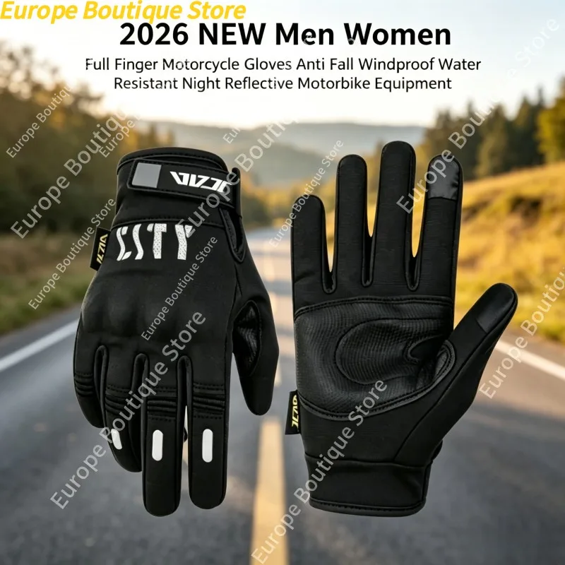 Night Reflective Full Finger Motorcycle Gloves Anti Fall Windproof Water Resistant Motorbike Equipment For Men Women
Night Reflective Full Finger Motorcycle Gloves Anti Fall Windproof Water Resistant Motorbike Equipment For Men Women