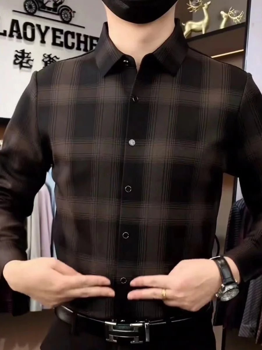Business Casual Plaid Shirt Men's Summer Design Trendy Outdoor Unique Long Sleeve Shirt Polyester Fabric Breathable Comfortable
Business Casual Plaid Shirt Men's Summer Design Trendy Outdoor Unique Long Sleeve Shirt Polyester Fabric Breathable Comfortable