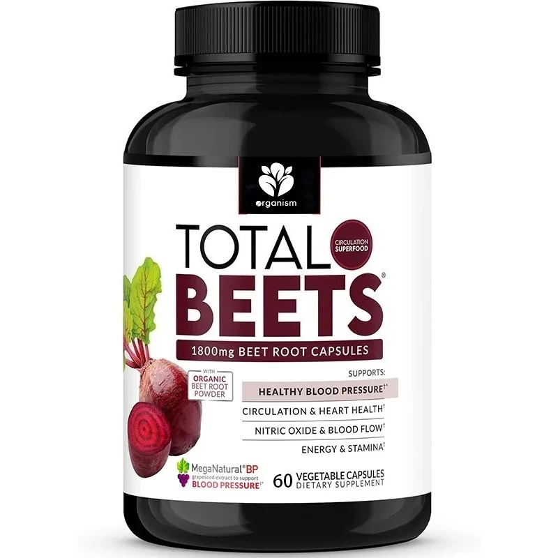 Blood pressure support beetroot capsules, 1800mg, containing hawthorn berries, supporting blood circulation and flow
Blood pressure support beetroot capsules, 1800mg, containing hawthorn berries, supporting blood circulation and flow