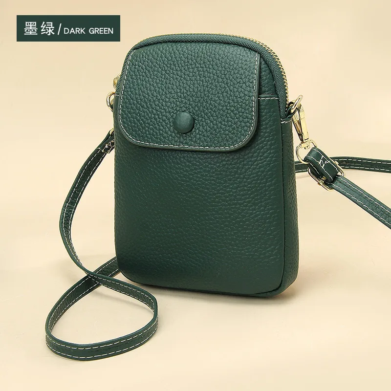 Genuine Leather Mobile Phone Shoulder Bag Women Casual Vertical Style Crossbody Bag Designer Small Handbag Key Lipstick Pouch
Genuine Leather Mobile Phone Shoulder Bag Women Casual Vertical Style Crossbody Bag Designer Small Handbag Key Lipstick Pouch
