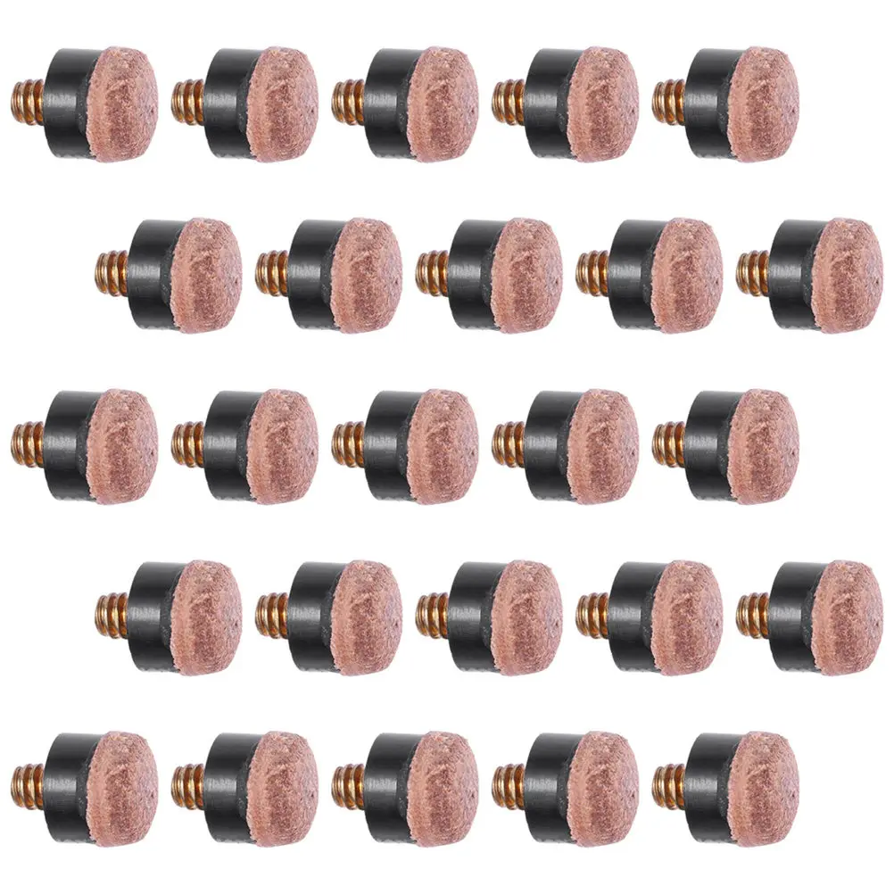 25 шт. сменных наконечников для бильярдных киев, крепление на винтах, аксессуары для профессиональных игроков и развлекательных заведений
25 шт. сменных наконечников для бильярдных киев, крепление на винтах, аксессуары для профессиональных игроков и развлекательных заведений