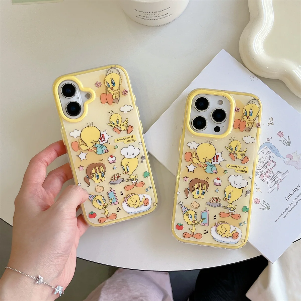 The new cute cartoon yellow duck Phone Case For iPhone 16 15 14 13 Pro Max fundas iphone 15 case Protective cover 16 iPhone case
The new cute cartoon yellow duck Phone Case For iPhone 16 15 14 13 Pro Max fundas iphone 15 case Protective cover 16 iPhone case