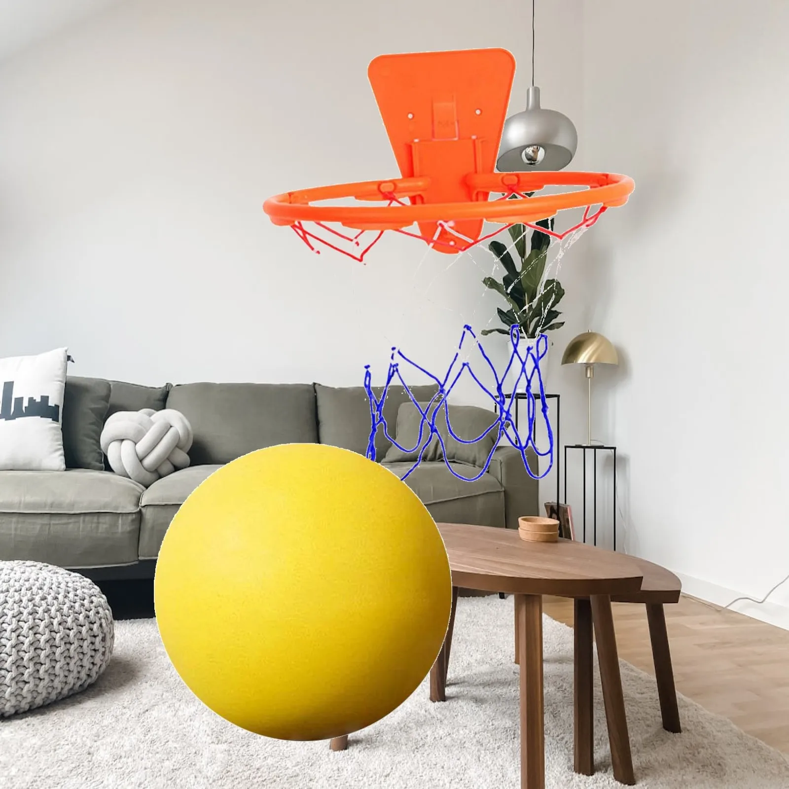 Silent Basketball with Hoop Foam Basketball Low Noise Backyard Kids Toy Ball
Silent Basketball with Hoop Foam Basketball Low Noise Backyard Kids Toy Ball