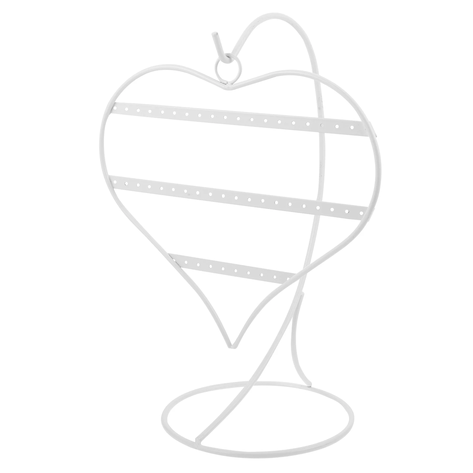 Metal Iron Art Jewelry Stand Heart Shaped Earring Organizer Rack Tabletop Display Holder for Vendors Retail Market
Metal Iron Art Jewelry Stand Heart Shaped Earring Organizer Rack Tabletop Display Holder for Vendors Retail Market