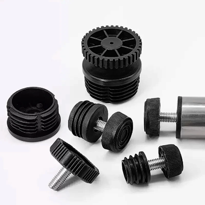 Plastic Pipe End Caps M6/M8/M10 Adjustable Leveling Feet Anti-Slip Furniture Leg Protectors Square Round Black White 10-100mm
Plastic Pipe End Caps M6/M8/M10 Adjustable Leveling Feet Anti-Slip Furniture Leg Protectors Square Round Black White 10-100mm