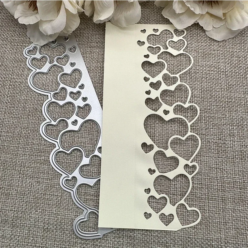 Металлические вырубные формы-трафареты в форме сердца для скрапбукинга, декоративного рукоделия и творчества
Металлические вырубные формы-трафареты в форме сердца для скрапбукинга, декоративного рукоделия и творчества