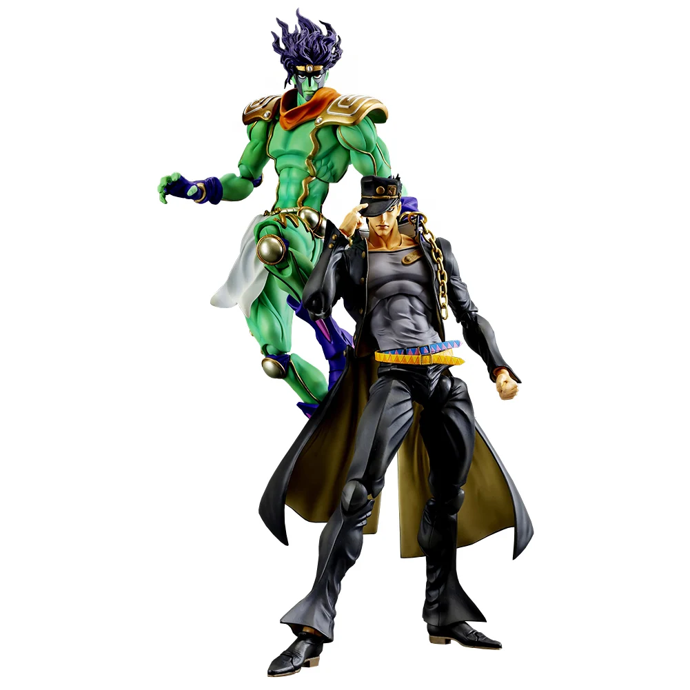 Anime figure Kujo Jotaro Standing posture action figure Kujo Jotaro Large figurine PVC Model Toys Collection Statue Gifts 25cm
Anime figure Kujo Jotaro Standing posture action figure Kujo Jotaro Large figurine PVC Model Toys Collection Statue Gifts 25cm