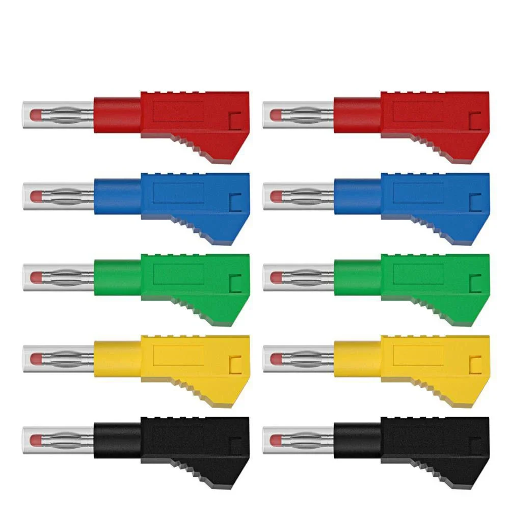 10 Pack of 4mm Banana Solder Line Leads Connectors and Flame Retardant for Automobile and Power Testing Applications
10 Pack of 4mm Banana Solder Line Leads Connectors and Flame Retardant for Automobile and Power Testing Applications