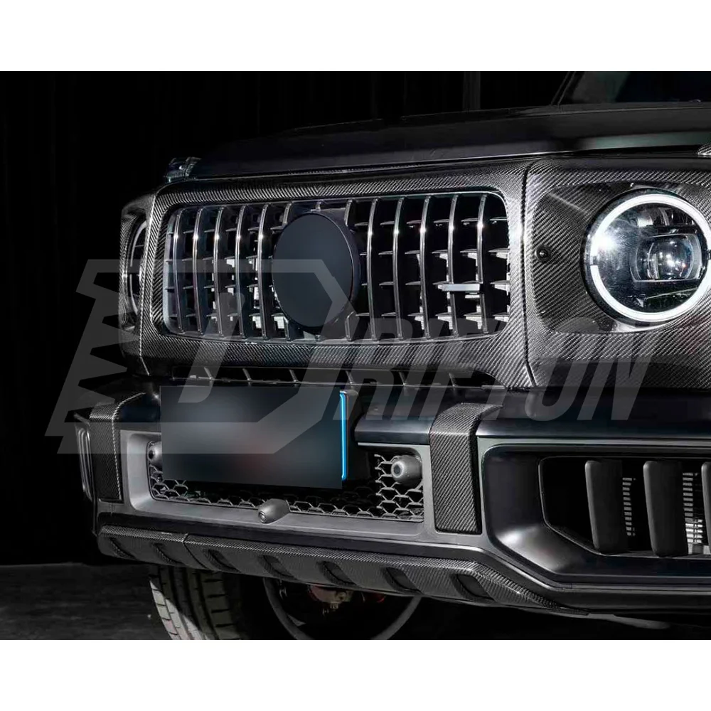 W465 G63 Dry Carbon Fiber Front Bumper Grille Frame for G Class
W465 G63 Dry Carbon Fiber Front Bumper Grille Frame for G Class