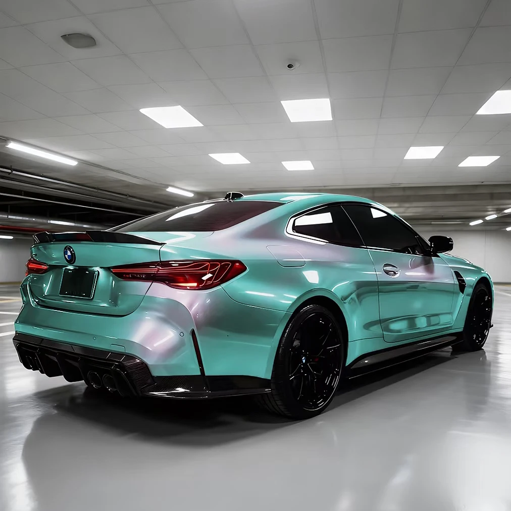 PET Liner Glitter Chameleon Vehicle Paint Protection Glossy Vinyl Car Wrap
PET Liner Glitter Chameleon Vehicle Paint Protection Glossy Vinyl Car Wrap