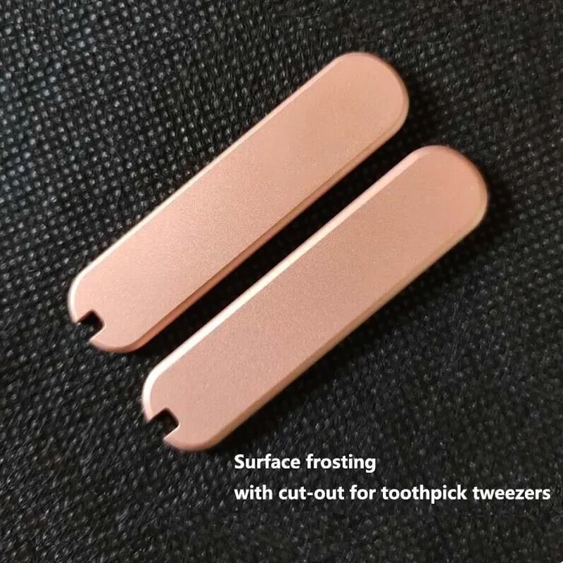 1 Pair Red Copper Handle Scales for 58mm Victorinox Swiss Army Knifes Accessorys
1 Pair Red Copper Handle Scales for 58mm Victorinox Swiss Army Knifes Accessorys