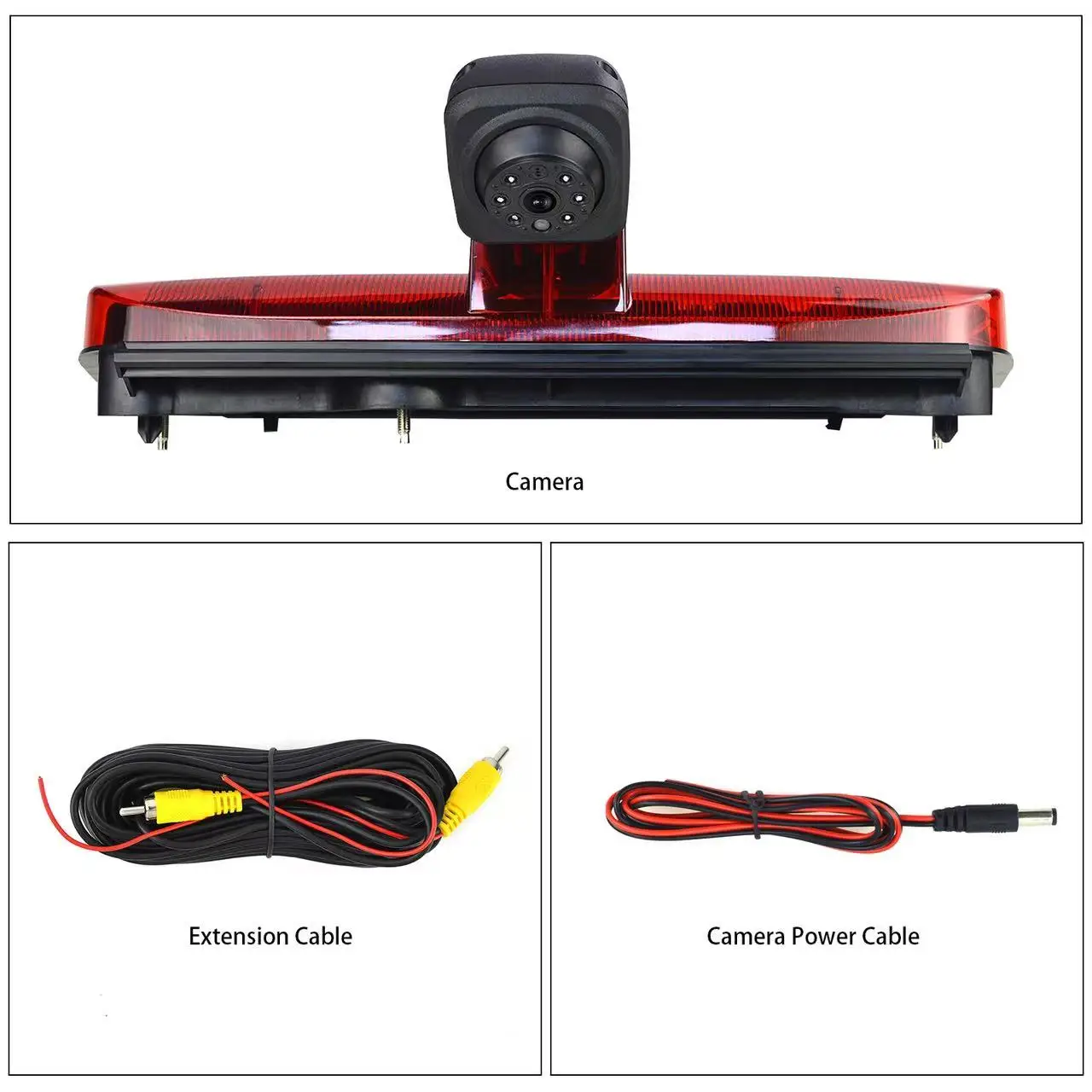 Car OEM Brake Light Reversing Camera IR Night Vision IP68K For Ford Transit Connect Van 2013+ (Built-in LED brake light strip)
Car OEM Brake Light Reversing Camera IR Night Vision IP68K For Ford Transit Connect Van 2013+ (Built-in LED brake light strip)