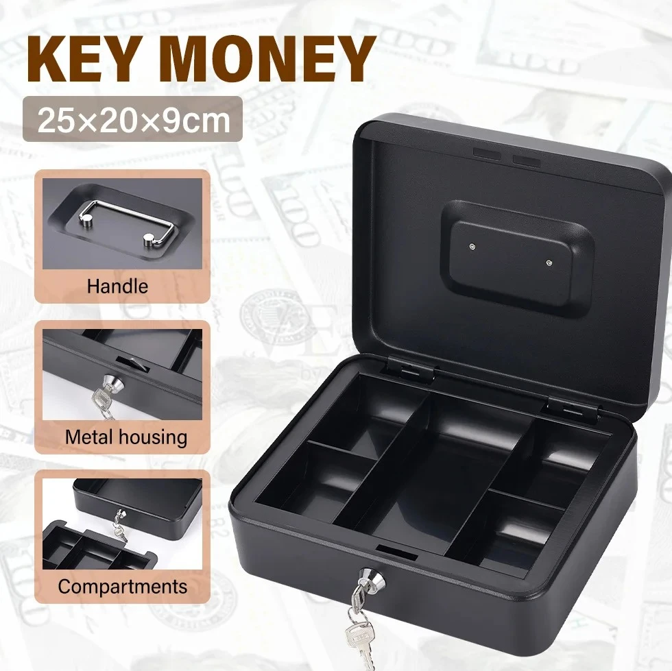 Safe Lock Box Mini Steel Safe Piggy Bank Hidden Money Box Cash Coin Jewelry Key Safe Box with Drawers
Safe Lock Box Mini Steel Safe Piggy Bank Hidden Money Box Cash Coin Jewelry Key Safe Box with Drawers