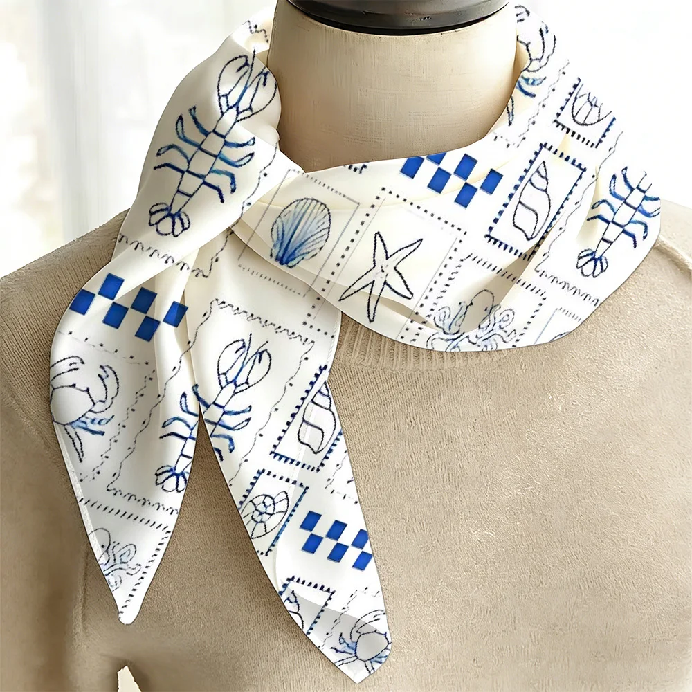 Marine biological elements Bandana, Soft Fashion Headscarf, Multipurpose Shawl Neck Scarf for Daily, Business & Casual Outfits
Marine biological elements Bandana, Soft Fashion Headscarf, Multipurpose Shawl Neck Scarf for Daily, Business & Casual Outfits