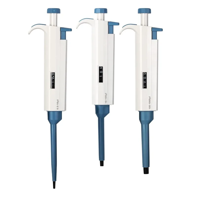 Micropipette kit 0.5-10ul 10-100ul 100-1000ul Adjustable Single Channel Pipette, 3 Pieces (SC Pipettors-3pcs)
Micropipette kit 0.5-10ul 10-100ul 100-1000ul Adjustable Single Channel Pipette, 3 Pieces (SC Pipettors-3pcs)