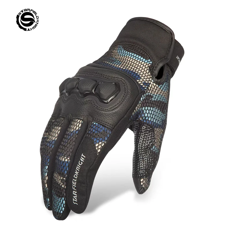 Star Field Knight Motorcycle Gloves Riding Gears Summer Mesh Breathable Non-slip Wear-resistant Joint Protection Touch Screen
Star Field Knight Motorcycle Gloves Riding Gears Summer Mesh Breathable Non-slip Wear-resistant Joint Protection Touch Screen