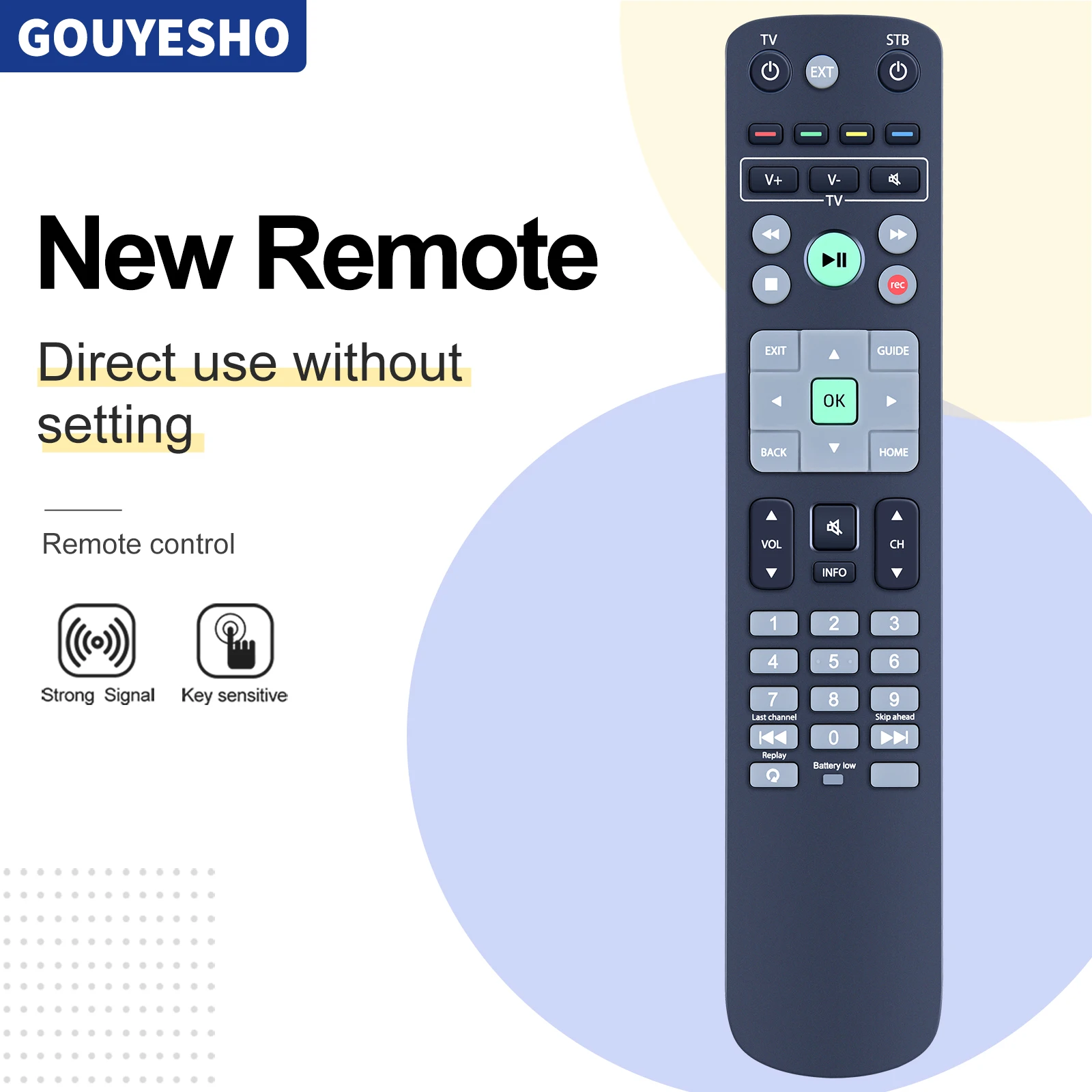 Новый пульт дистанционного управления RC 3544402 /01R TR для ЖК-телевизора телеприставки Flow Cablevision
Новый пульт дистанционного управления RC 3544402 /01R TR для ЖК-телевизора телеприставки Flow Cablevision